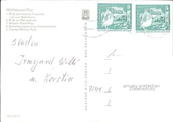 Muehlhausen Thueringen Inneres Frauentor Rabenturm Marienkirch – Bild 2