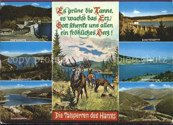 Harz Region Talsperren Eckertal Granetal Okertal In