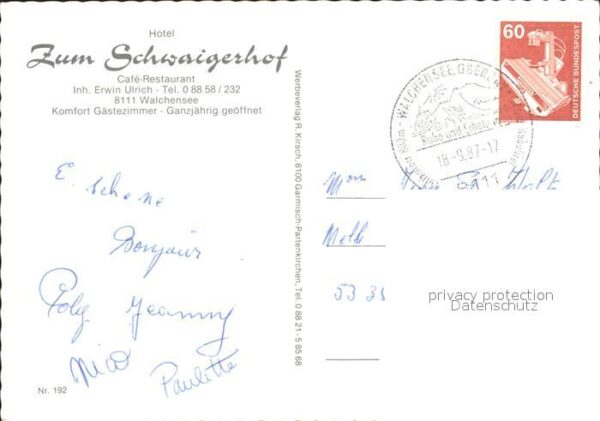 Walchensee Hotel Zum Schwaigerhof – Bild 2