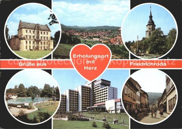 Friedrichsroda Schloss Reinhardsbrunn Haupstrasse Erho