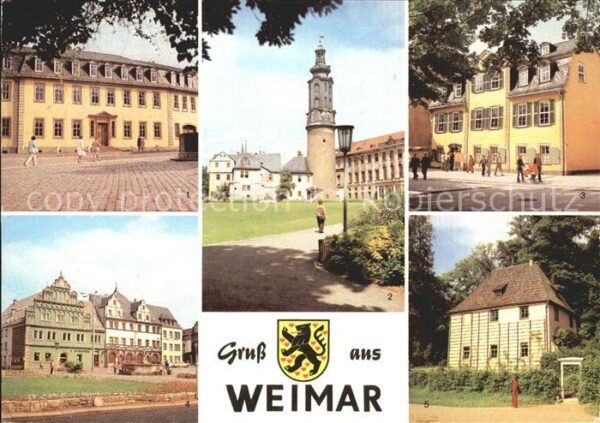 Weimar Thueringen Goethehaus Gartenhaus Schloß Schillerha