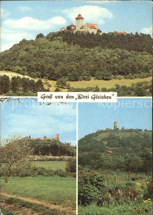Veste Wachsenburg Burgruine Gleichen und Ruine Mühlburg