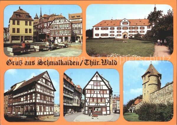 Schmalkalden Salzbrücke Schloß Wilhelmsburg Kirchhof