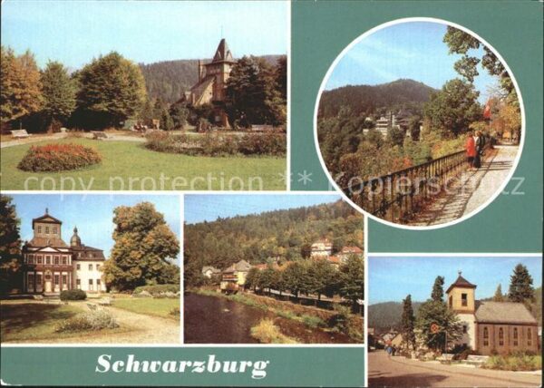 Schwarzburg Thueringer Wald Kurpark Schloßweg Kaisersaal Schwarza H