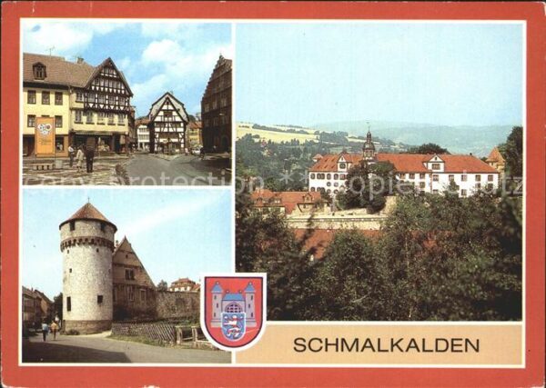 Schmalkalden Altmarkt Pulverturm Schloß Wilhelmsburg