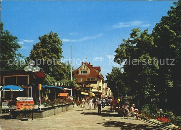 Bad Woerishofen Kneippstrasse mit Kuthotel Kreuzer