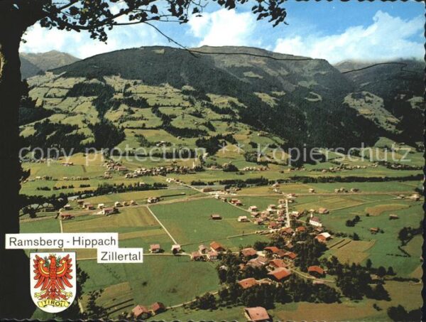 Hippach Ramsberg Fliegeraufnahme Zillertal