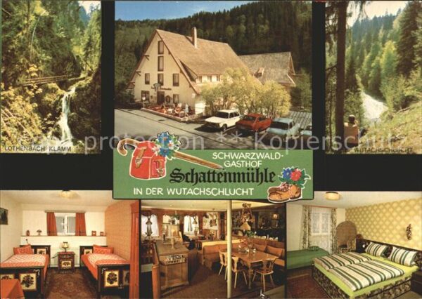Goeschweiler Gasthaus Schattenmühle in Wutachschluch