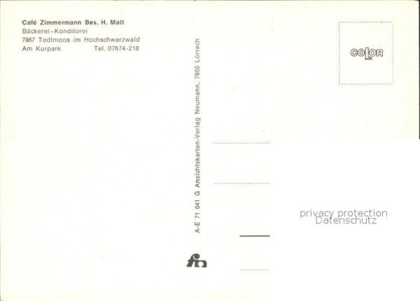 Todtmoos Cafe Zimmermann – Bild 2