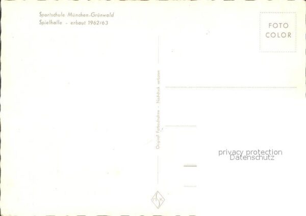 Gruenwald Muenchen Sportschule Spielhalle – Bild 2