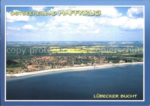 Haffkrug Ostseebad Fliegeraufnahme an der Lübecker Bucht