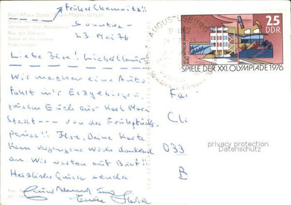 Karl-Marx-Stadt Strasse der Nationen – Bild 2