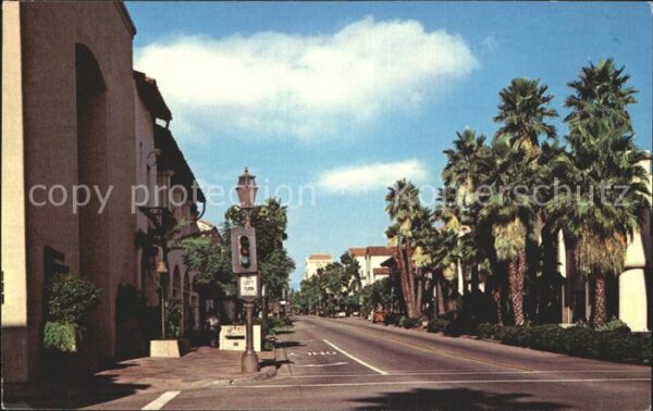 Santa Barbara California State Street Downtown Mall