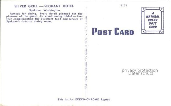 Spokane Washington Silver Grill Spokane Hotel – Bild 2
