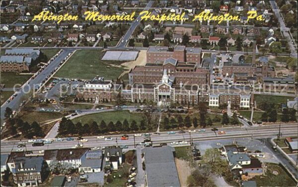 Abington Pennsylvania Memorial Hospital Fliegeraufnahme