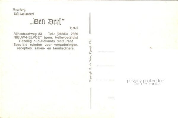 Helvoet Restaurant Den Deel – Bild 2