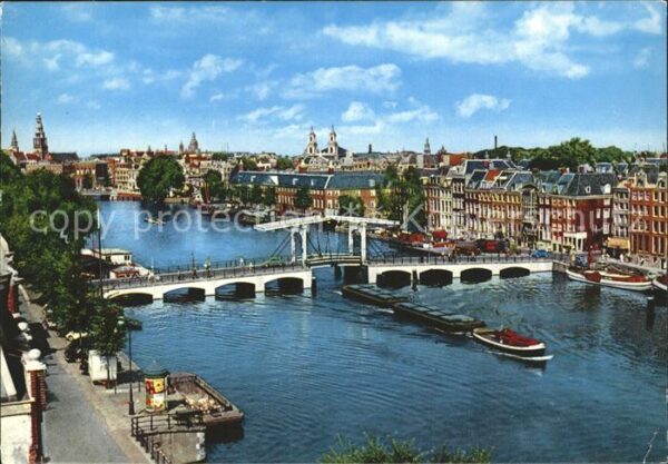 Amsterdam Niederlande Magere Brücke Amstel