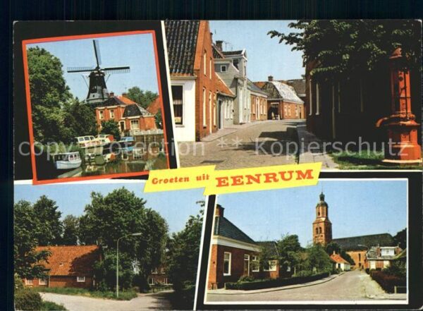 Eenrum Windmühle Kirche