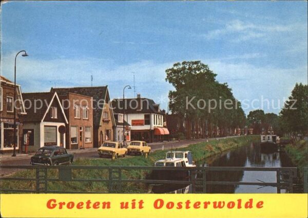 Oosterwolde Partie am Kanal