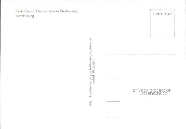 Middelburg Zeeland Kerk Geref. – Bild 2