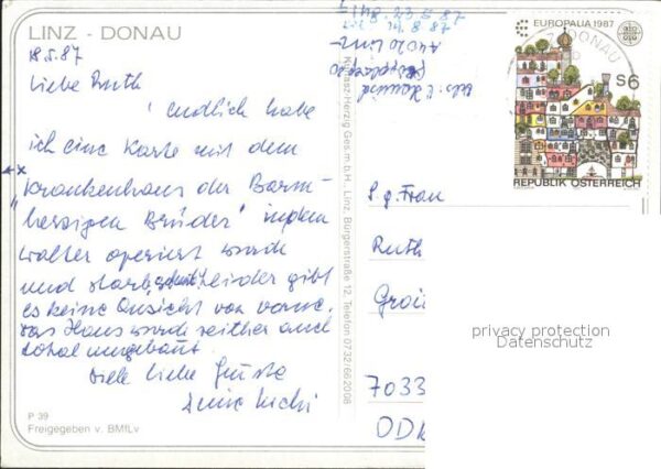 Linz Donau Fliegeraufnahme – Bild 2