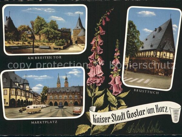 Goslar Am Breiten Tor Marktplatz Brusttuch