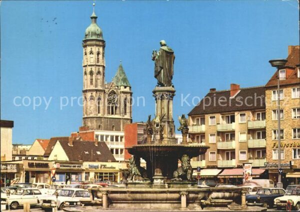 Braunschweig Hagenmarkt Brunnendenkmal Andreaskirche