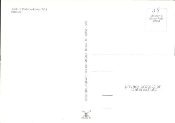 Oldeberkoop Kircheninneres – Bild 2