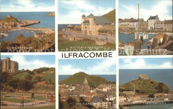 Ilfracombe North Devon Victoria Pavilon Hafen Southern Stolpe