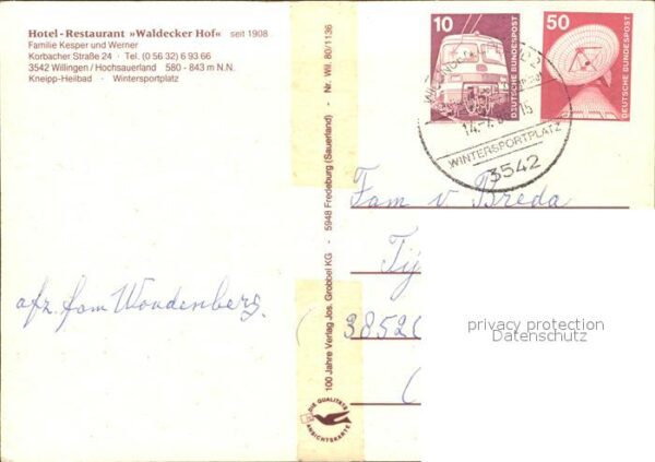 Willingen Sauerland Hotel Restaurant Waldecker Hof – Bild 2