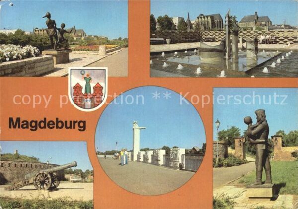 Magdeburg Promenade der Völkerfreundschaft