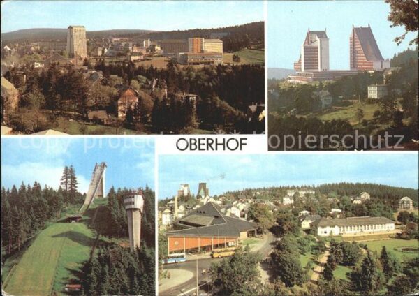 Oberhof Thueringen Interhotel Panorama Schanze am Rennstei
