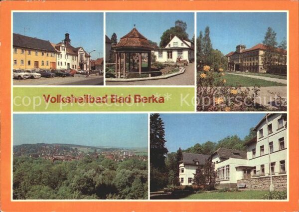 Bad Berka Markt Goethebrunnen Zentralklinik