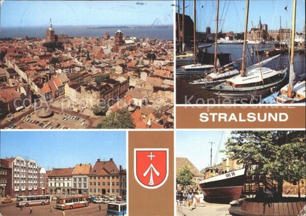 Stralsund Mecklenburg Vorpommern Hafen alter Markt Museum für Meereskund