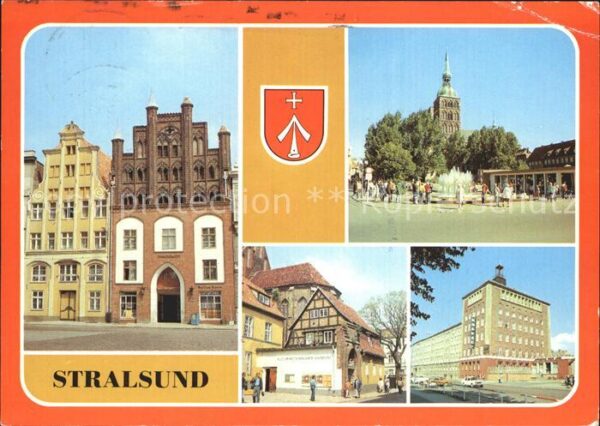 Stralsund Mecklenburg Vorpommern Wulflamhaus am alten Markt Ossenreyerst
