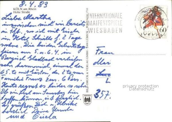 Koeln Rhein Hohe Strasse – Bild 2