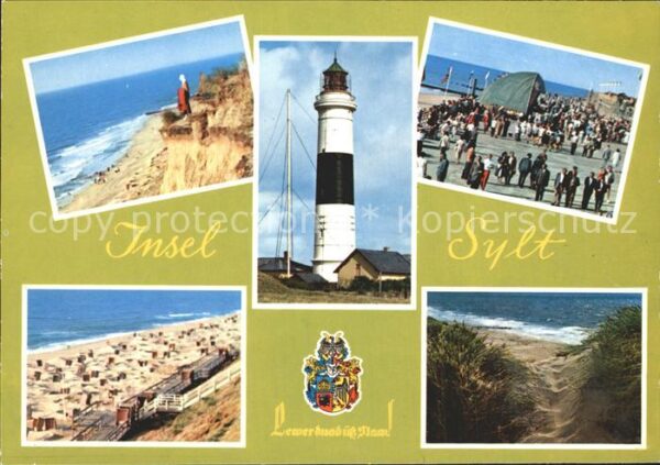 Insel Sylt Strand Leuchtturm Konzertmuschel