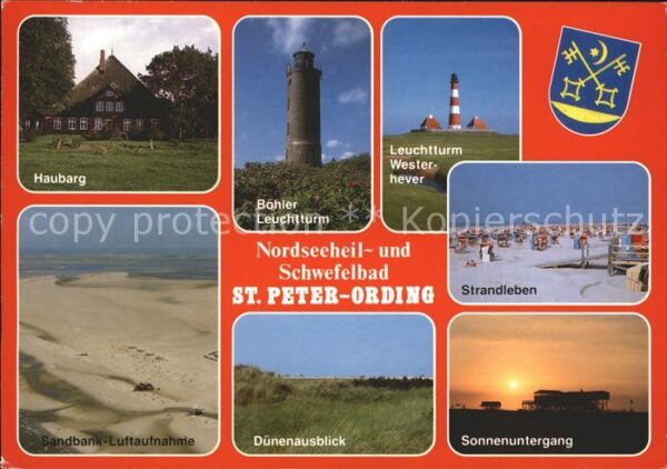 St Peter-Ording Haubarg Böhler-Leuchtturm Westerhever-L