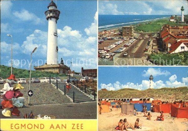 Egmond aan Zee Leuchtturm Strand