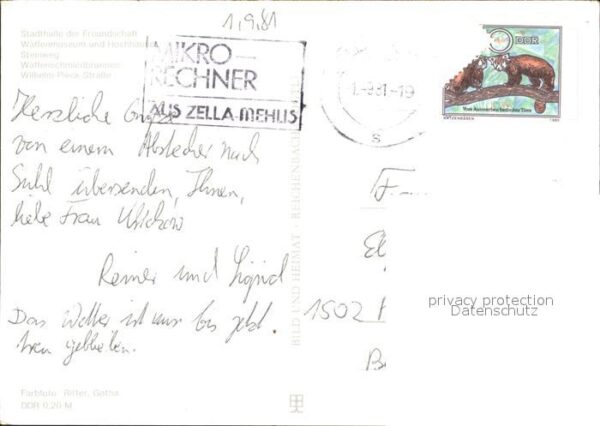 Suhl Thueringer Wald Waffenmuseum Hochhäuser Steinweg Waffen – Bild 2