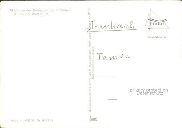 Ulm Donau Fliegeraufnahme Dom – Bild 2