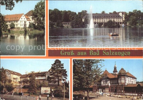 Bad Salzungen Hufeland Sanatorium Kurhaus am Burgsee