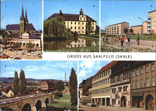 Saalfeld Saale Markt Schloss im Kulturpark Gorndorf Br