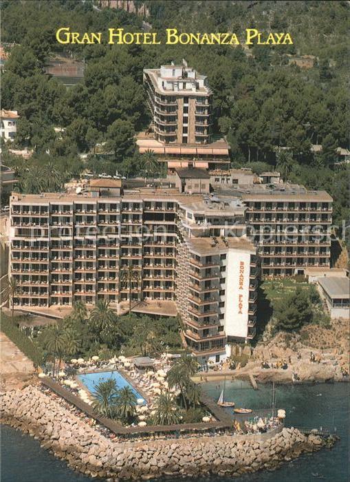 Illetas Gran Hotel Bonanza Playa Fliegeraufnahm