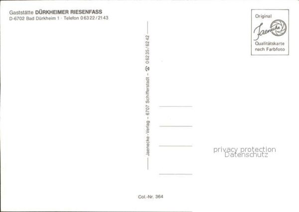 Bad Duerkheim Restaurant Riesenfaß – Bild 2