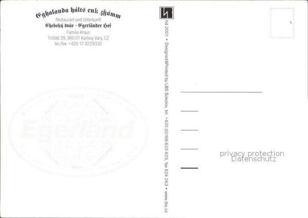 Karlovy Vary Hotel Egerländer Hof – Bild 2