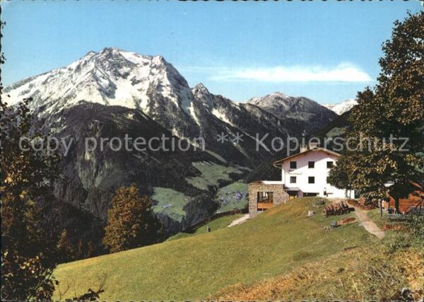Zillertal Tirol Berggasthaus Steinerkogel