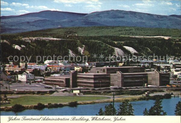 Whitehorse Yukon Territory Fliegeraufnahme Administration Building