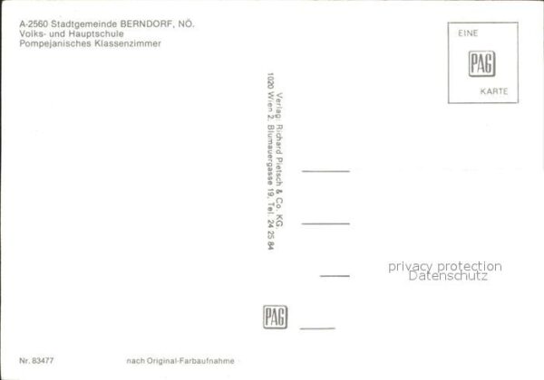Berndorf Niederoesterreich Pompejansiches Klassenzimmer – Bild 2