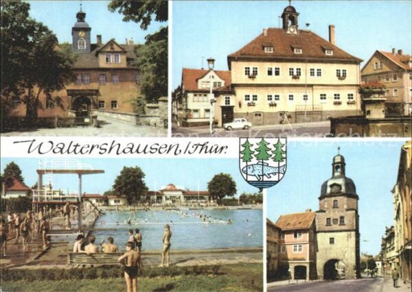 Waltershausen Gotha Schloß Tenneberg Rathaus Nikolaustor Sc